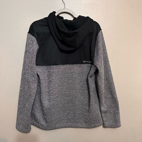 Spyder Men's Racer Quarter Zipper Pullover Hoodie size large - Picture 3 of 6